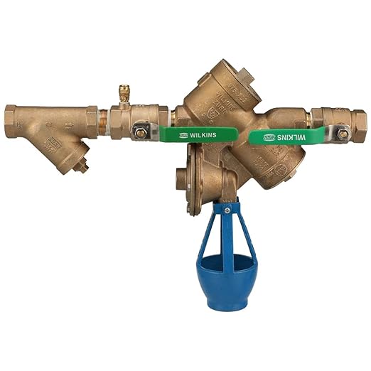 Zurn Wilkins 1-1/2" 975XL2 Reduced Pressure Principle Backflow Preventer with strainer and air gap