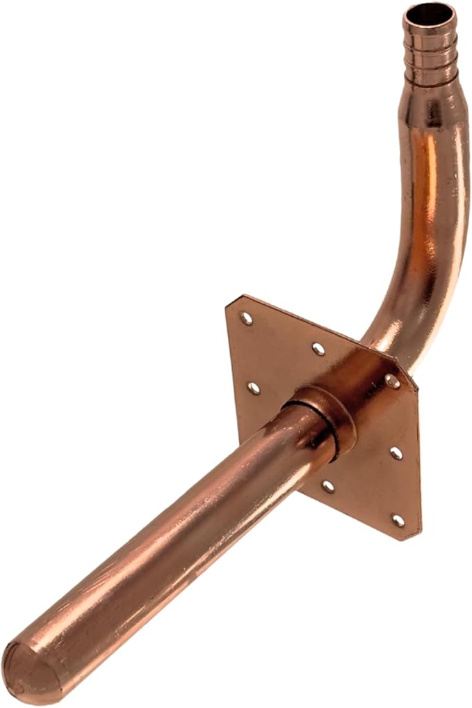 XFITTING 1/2 in Pex Stub Out Elbow with Flange, 3-1/2 in x 6 in, 2 Pieces