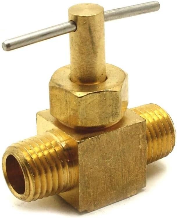 Replacement 1/8 Inch MP x 1/8 Inch MP Needle Valve for Thrifco Plumbing 6922229#108P