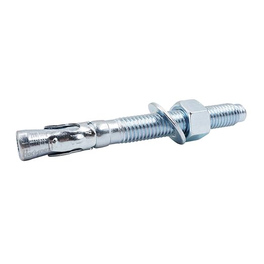 1/2" x 3-3/4" Wedge Anchor, for Cement and Concrete only, zinc-Plated Carbon Steel Screws and lag Bolts （ 30 pcs