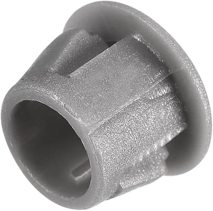 uxcell 5/16" Plastic Hole Plugs, 110Pcs Flush Type Panel Round Snap in Fastener Knockout Locking Plugs for Furniture Insert End Caps Panels, Gray