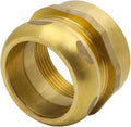 ZM Fire Equipment Trap Adapter Brass Hexagonal Fitting (1-1/2" FIP x 1-1/2" Slip-Joint)