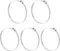 MECCANIXITY 6 Inch Stainless Steel Hose Clamp, Worm Gear Clamp Adjustable 5 5/9"-6 1/2"(141-165mm) Fuel Line Hose Clamps Duct Clamp for Pipe Plumbing Automotive Mechanical (Pack of 5)