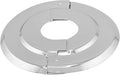 Retrofit Fire Sprinkler Escutcheon Cover Plate 1/2" IPS - Beveled 2 Piece Stainless Round Split Flange for Easily Covering Gaps Between Fire Sprinkler Pipe and Ceiling or Wall - 1 PK