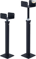 2 Pack U-Shaped Floor Jack, Heavy Duty Adjustable Steel Telepost with U-Head for 4x2, 4x4, 4x6 Joists, 15-19 Inch Adjustment Range, Screw Jack Post for Beam Support & Leveling