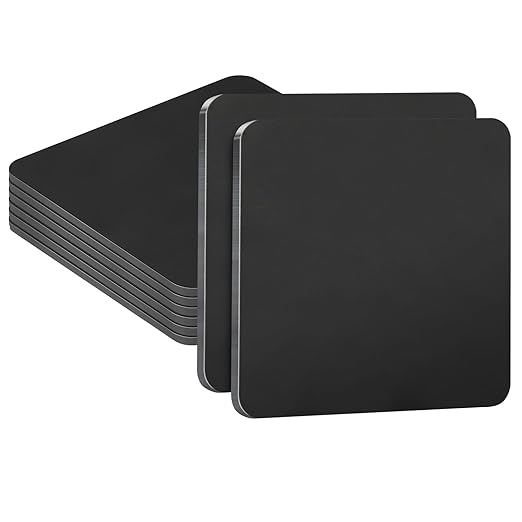 4in x 4in x 1/8in Hot Rolled Steel Plate A36 Steel Base Plate, 8 Pack Metal Plates Weldable Steel Sheet Square for Structural Support and Industrial Use
