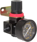Beduan BR2000 Air Compressor Regulator Combo 1/4" NPT,Manual Drain with Bracket, Gauge