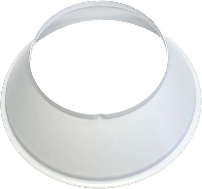 Fire Sprinkler Escutcheon Skirt, Standard 401 Style Escutcheon Pendant Skirt White, Works with Standard 401 Style Cup and Retrofit 2 Piece Cup, Fire Sprinkler Skirt