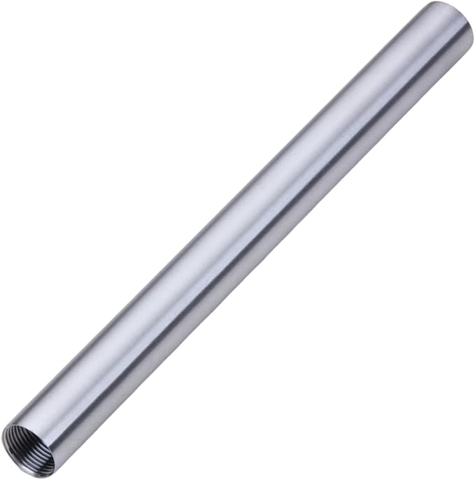 CONSTELLAR 304 Stainless Steel Pipe Fitting - 1/2" NPT Female x 1/2" NPT Female Threaded Thickened Pipe Wall, 300mm (12 inch) Length Heavy Nipple Seamless Pipe (1 Pcs)