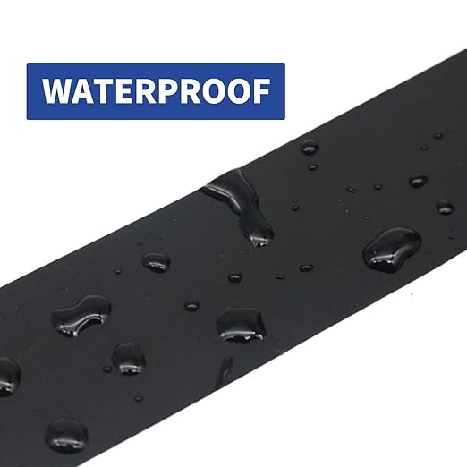 TAPEBEAR Corrosion Protection Pipe Tape, Wrap Pipe Tape for Drain Pipe, Metal Electrical Outdoor Underground Pipe, Waterproof PVC Black Tape, Duct Anti-Corrosion and Protection, 2" X 33Yard, 5 Rolls