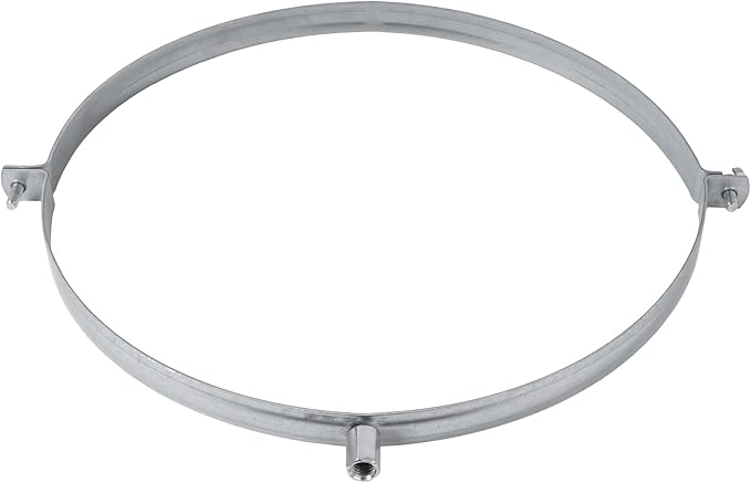 14" Inch Galvanized Pipe Hanger - Conduit Mounting Clamp - Tube Brackets - Pipe Clamps - Tube Wall Mounting Bracket Clamp - Rigid Conduit Holder - PVC and Metal Pipe Attachment Hanger