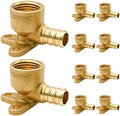 10pcs Drop Ear Elbow Fitting, PEX 1/2" x 1/2" NPT Female Threaded Fitting