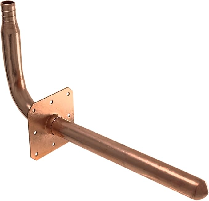 XFITTING 1/2 in Pex Stub Out Elbow with Flange, 4 in x 8 in, 5 Pieces