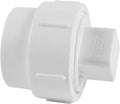 2-Pack EFIELD 4“ PVC DWV Fitting Cleanout Adapter w/C.O Plug (SPG x FPT)