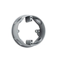 Sealproof Weatherproof Four 1/2-Inch Hole Metallic Extension Ring for 4-Inch Round Electrical Box, 1/2" Threaded Knockout Hubs, UL Listed