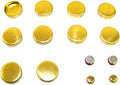 DNJ FPS4150 Brass Freeze Plug Set for 1991-2014 Ford, Lincoln, Mercury Continental, Cougar, Crown Victoria 4.6L-5.4L V8 32V DOHC 281cid