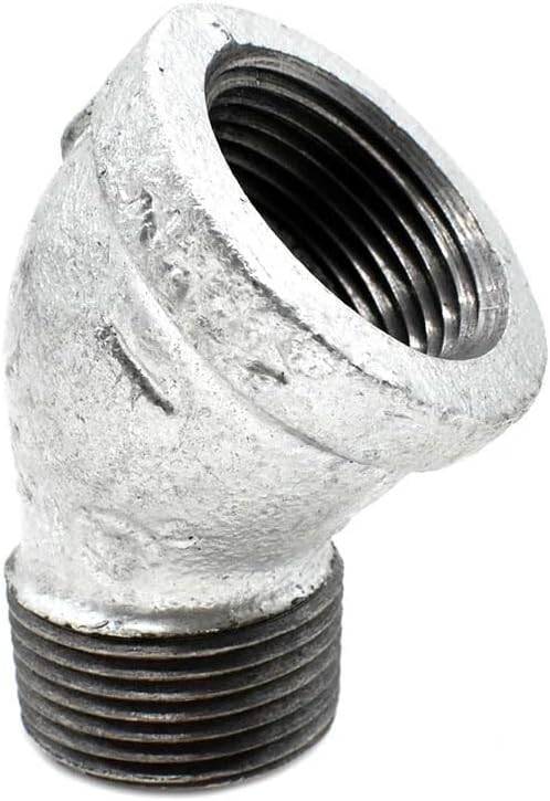 Replacement 2 Inch Galvanized Steel 45 Degree Street Elbow for Thrifco Plumbing 5217055