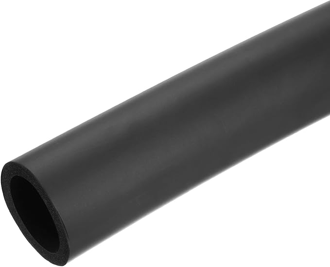 uxcell Foam Tubing for Handle Grip Support, Pipe Insulation Outside Pipe Lagging, 40mm(1 9/16") ID 54.7mm(2 1/8") OD 1m Black