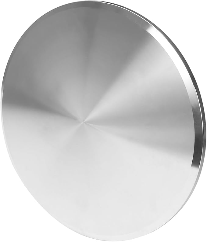 DERNORD Stainless Steel 304 End Cap fits Sanitary Fitting Clamp (12" Tube OD)