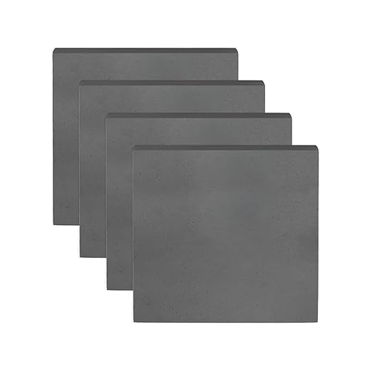 MECCANIXITY 4pcs 1/16"(2mm) x2 x2 Steel Plate, Black Hot Rolled A36 Steel Sheet Plate Base, Square Weldable Metal Discs for Industrial Construction Structural Support
