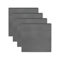 MECCANIXITY 4pcs 1/16"(2mm) x2 x2 Steel Plate, Black Hot Rolled A36 Steel Sheet Plate Base, Square Weldable Metal Discs for Industrial Construction Structural Support