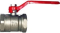 3" Nickel Plated Brass Ball Valve - Standard Port 400WOG