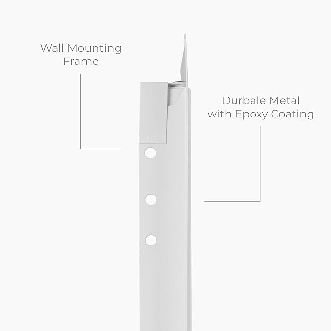 10x20 Inch White Access Panel – Metal Rectangular Wall & Ceiling Access Door for Plumbing Electrical HVAC – Easy Install Indoor Panel for Drywall Home Improvement and Maintenance