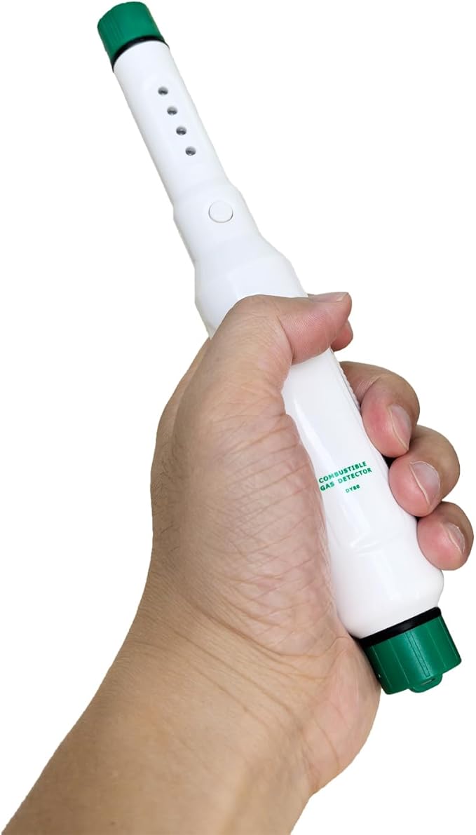 Gas Leak Detector, Portable Natural Gas & Propane Sniffer Tester with Audible/Visual Alarm - Battery-Operated Combustible Leak Sources Detection for Home, RV Safety
