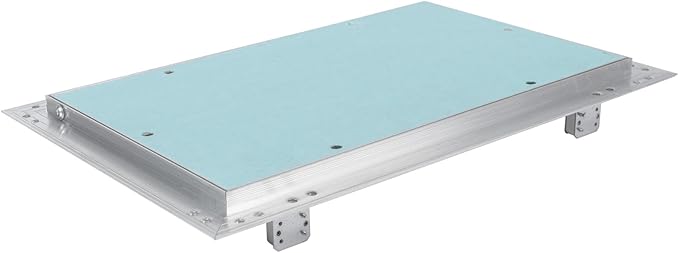 10" x 16" Drywall Access Panel – Waterproof Aluminum Frame Gypsum Hatch – Wall & Ceiling Inspection Door – Easy Install Removable Cover for Plumbing, Electrical, Utility & Ventilation Access