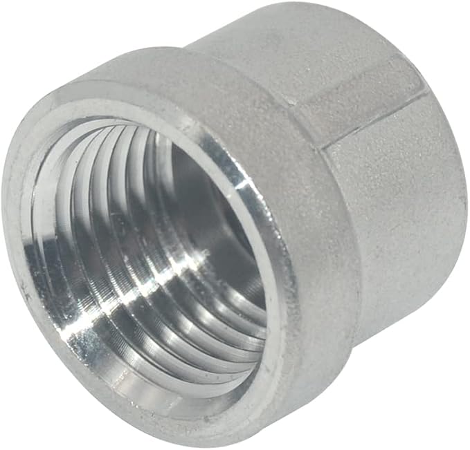 1/2" 0.5" Cap,NPT Female Threaded Cast Pipe Fitting,Stainless Steel 304