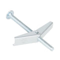 50 Pcs 1/8 Inch Toggle Bolts for Drywall, Heavy Duty Metal Drywall Anchors Kit, Dry Wall Anchors and Screws Kit, Butterfly Anchors for Ceiling, Sheetrock, Hollow Wall