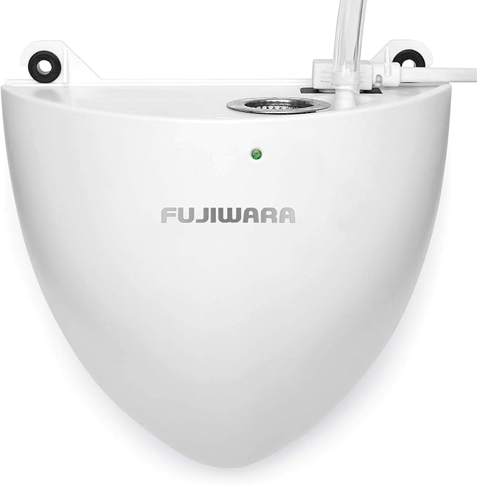 FUJIWARA Condensate Pump Exquisite Automatic Condensation Drain Removal Pump Wall Mounted Quiet for HVAC,Air Conditioner,Dehumidifier,Furnance,Ice Maker,Suitable for A/C 1-3HP 2200W (FUJ—24L)