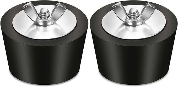 2" Rubber Skimmer Plug Pool Backflow Plug, Pool Antifreeze Plug, Expansion Plug Rubber Plug, Pool Plug with Stainless Steel Screws for Inground Pool Above Ground Pool Winter Pool - 2 Pieces