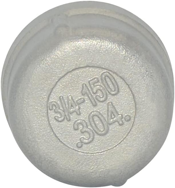 3/4" 0.75" Cap,NPT Female Threaded Cast Pipe Fitting,Stainless Steel 304