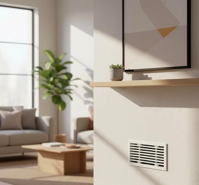 Premium 14" X 6" [Duct Opening] Linear Aluminum Bar Return Air Grille - White - White [Outer Dimensions: 16"W x 8"H] – for Ceiling, Wall Use