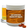 Orange Water Tracer Dye: Fluorescent Dye Tablets 200 Leak Detection
