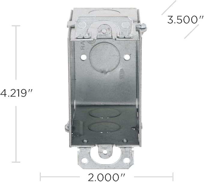 HUBBELL ELECTRICAL PROD 8590 3X2IN3 5DP GANGABLE W/E BOX