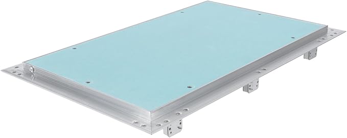 12" x 20" Drywall Access Panel – Waterproof Aluminum Frame Gypsum Hatch – Wall & Ceiling Inspection Door – Easy Install Removable Cover for Plumbing, Electrical, Utility & Ventilation Access