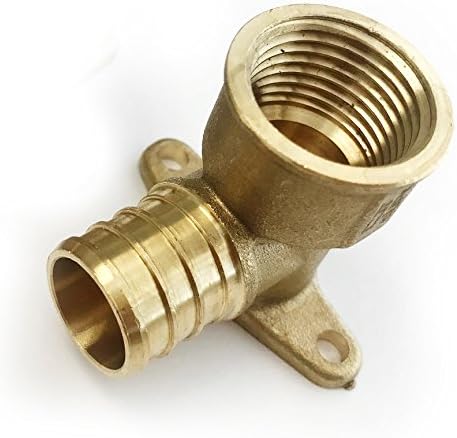 (Pack of 2) EFIELD Pex 3/4 Inch x 1/2 Inch Female NPT Drop-ear Elbow Crimp Fittings,(PEX1807162)