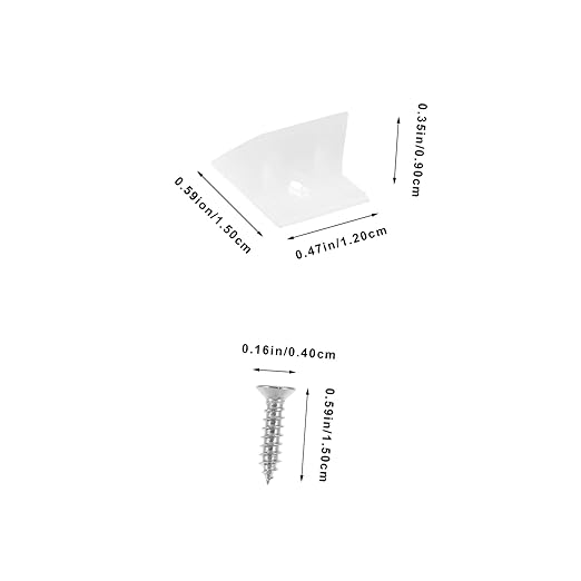 Angoily Drywall Repair Clips Plastic Conical Anchors Self-Tapping Screws for Brick Wall Easy Install Stucco Repair Small Clips