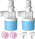 1 Pack 3/4 Float Valve for Water Tank,Aquapulse Water Float Automatic Water Level Control Aqua Pluse Trough Blue Plastic Float Valve Switch for Pool,Pond,Livestock(Top inner)