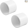 2 pcs 3" PVC Coupling Pipe Fittings (Socket x Socket) Schedule 40 PVC Fittings used For Plumbing and Irrigation