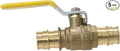 XFITTING Pex A 3/4 Inch x 3/4 Inch Pex A Ball Valve with Drain, 201-3-13=5XX, 5 Pieces