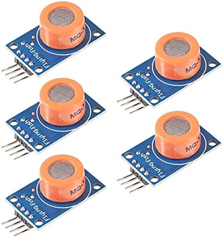 ACEIRMC 5pcs MQ-3 MQ3 Alcohol Sensor Module Breath Gas Detector Ethanol Detection Module for Arduino Raspberry Pi ESP8266 MQ3 5V DC (MQ-3)