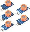 ACEIRMC 5pcs MQ-3 MQ3 Alcohol Sensor Module Breath Gas Detector Ethanol Detection Module for Arduino Raspberry Pi ESP8266 MQ3 5V DC (MQ-3)