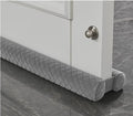 Premium Velvet Under Door Draft Stopper, 30'' to 36'' Adjustable Gap Filler, Double-Sided Windproof Seal, Easy Install to Block Noise, Cold Air, Light, Dust, and Drafts