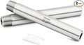 TAISHER 2PCS 304 Stainless Steel Pipe Fittings, 1/4" NPT Male Threaded, 6" Length Weld Nipple Cast Pipe