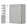 Outdoor Electrical Box, 20"x12"x10" NEMA 4X Steel Enclosure, IP67 Waterproof & Dustproof, Lockable Electrical Junction Box with Mounting Plate and 2 Keys, Indoor and Outdoor Use