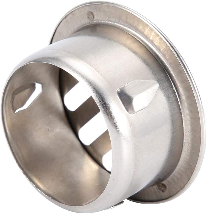 Floor Drain Cover, Stainless Steel Round Anti Blocking Round Grate Cover, Balcony Snap-in Drain Drain Strainers for Bathroom, Kitchen, Washroom, Patios(50 Flat Mouth)