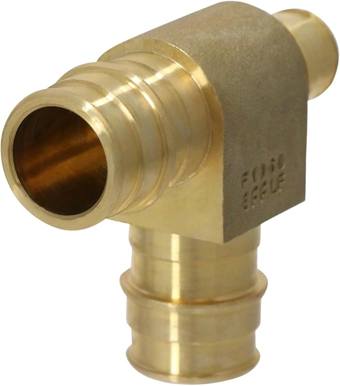 XFITTING Pex A 3/4 Inch x 1/2 Inch x 3/4 Inch Pex A Tee, 201-1-7=2XX, 2 Pieces